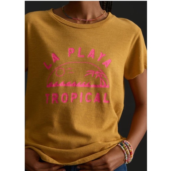 MOTHER Tee 'La Playa Tropical' T-Shirt XS - Picture 1 of 6